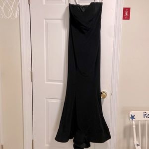 Black gown worn once!